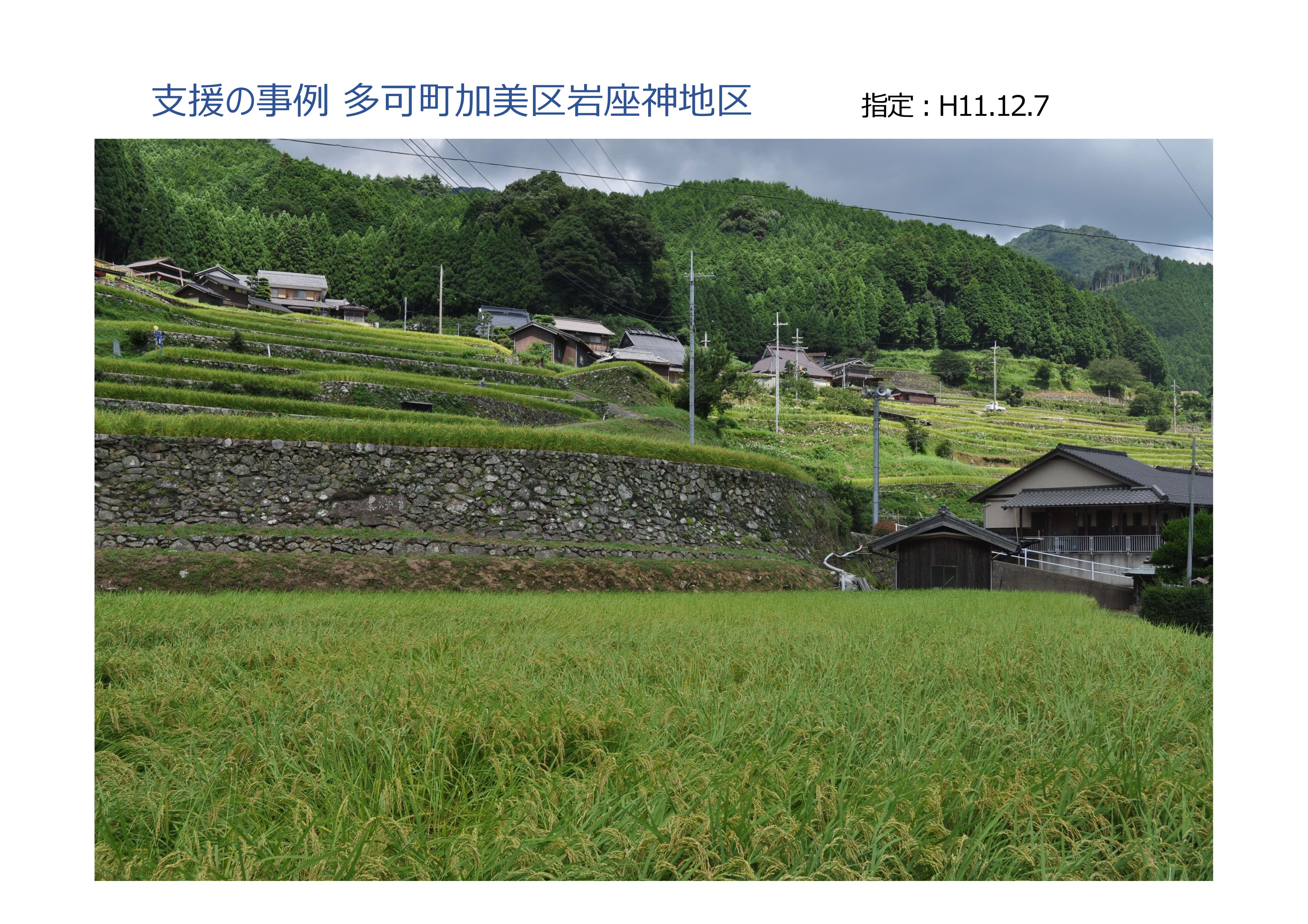 多可町加美区岩座神地区