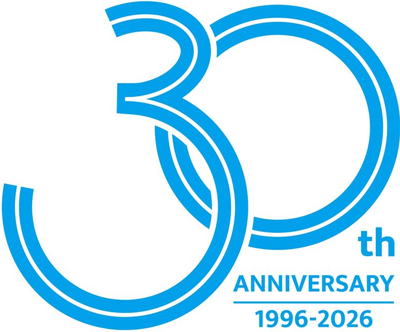 設立30周年記念ロゴ 1996-2026